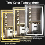 LED Bathroom Mirrors 32"x48" Bathroom Mirror - Image 8