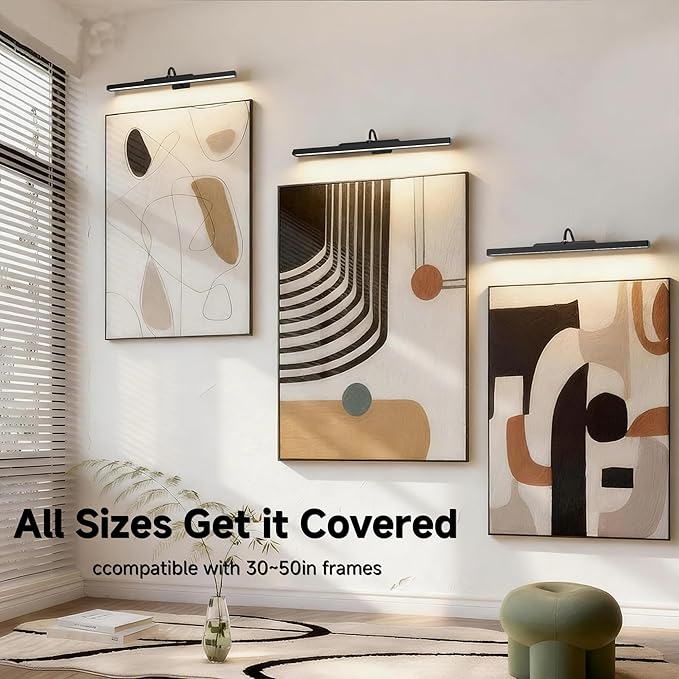 2 Pack Lights for Pictures on Wall Black - Image 9