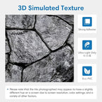 COMSTICKC 3D Faux Stone Wall Panel Peel and Stick Wall Tiles, Ultra-Light Thin - Image 3