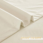 NICETOWN Thermal Insulated Ivory White Velvet Curtains 72 Inch Length, Heavy - Image 7
