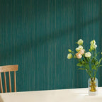 Teal Grasscloth Peel and Stick Wallpaper Texture Contact Paper A Set of 15.7" X - Image 4