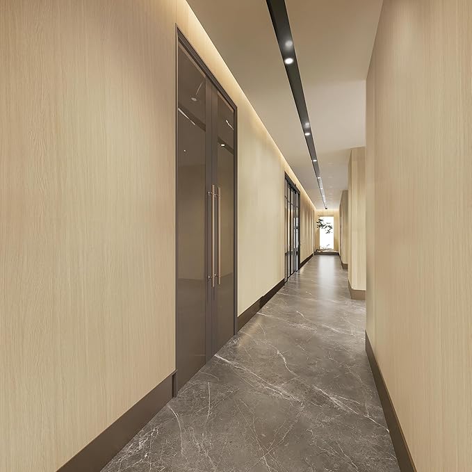 BOMENG Large White Oak Wood Contact Paper Peel and Stick Light Oak Wallpaper - Image 4