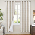 Lajode Linen Blackout Curtains for Living Room by Lajode