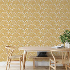 Tempaper x Novogratz Golden Mustard Feather Palm Removable Peel and Stick - Image 5