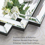Rectangular Large Decorative Wall Mirror - Image 2