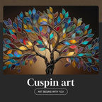 Large Framed Tree of Life Wall Art - Image 7