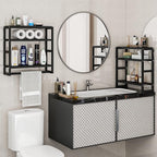 Galood Over The Toilet Storage Bathroom Shelves Wall Mounted 3 Tier Space Saver - Image 3
