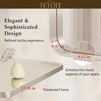 TETOTE 48 x 36 Inch Brushed Nickel Mirror - Image 5