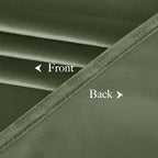 NICETOWN Sage Green Blackout Curtains 72 inches Long 2 Panels, Farmhouse and - Image 8