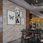 20PCS 3D Wall Panels Peel and Stick 3D Brick Wallpaper Peel and Stick Faux - Image 4