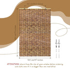 Bamboo Roll-up Shade, 2 Pack Roller Shutters Retro Curtains - Image 3