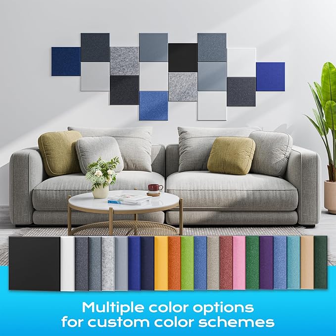 22 Pack Self-Adhesive Acoustic Panels, Soundproof Wall Panels - Image 5