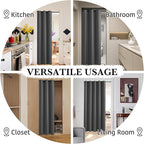 RYB HOME Grey Total Blackout Curtains - Image 6
