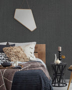 Heroad Grey Peel and Stick Wallpaper Modern Contact Paper Dark Grey and Black - Image 4