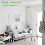 Safiyya 314.9"x17.7" Peel and Stick Wallpaper White Contact Paper Solid Color - Image 5