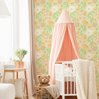 Simon&Siff Boho Wallpaper Peel and Stick, 17.3" x 480" Sun Floral Retro - Image 3