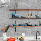 WADILE Grasscloth Peel and Stick Wallpaper 15.7in x 393.7in, Textured Contact - Image 3