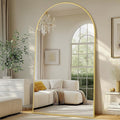 Oversized Floor Mirror Full Length 82"X44", Extra Large Arched Full Length by MirrMuse