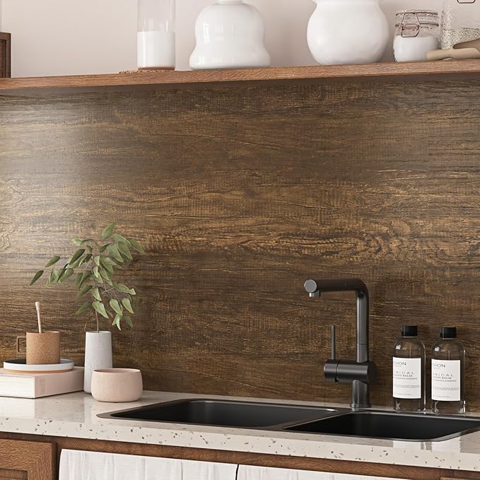 WESTICK Countertop Contact Paper Wood Peel and Stick Wallpaper - Image 5