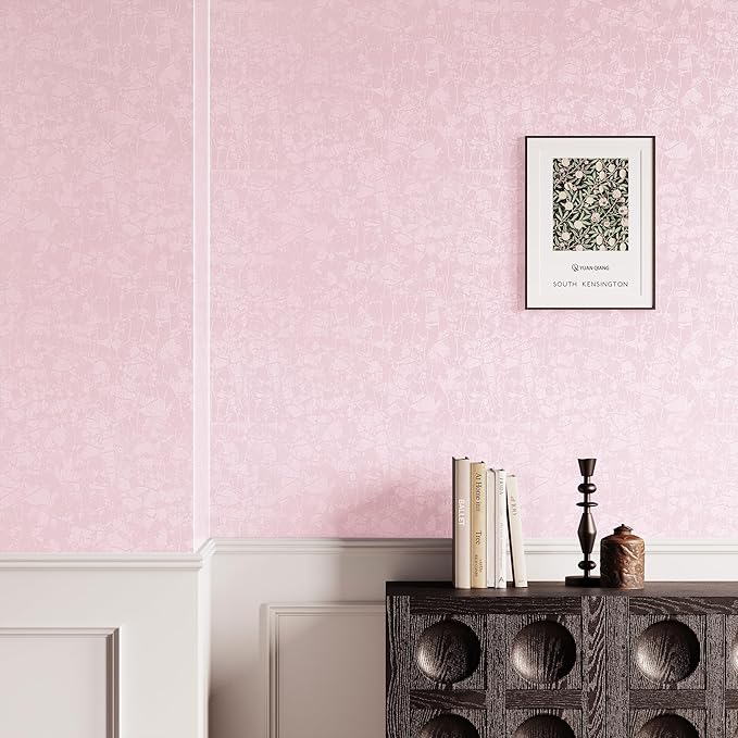 Abyssaly Pink Peel and Stick Wallpaper - Image 3