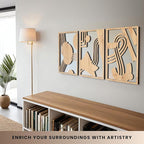 qmmp Modern Wooden Wall Sculptures - Image 8