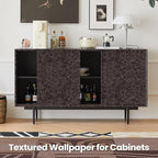Abyssaly Brown Peel and Stick Wallpaper - Image 7