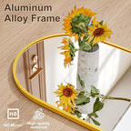 Rowjut Full Length Door Mirror, Wall Mounted Wall Mirrors, Cloakrooms, etc. - Image 7
