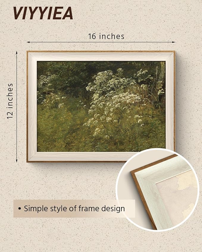 VIYYIEA Framed Wall Art for Living Room, Parsley Canvas Prints, Plants Painting - Image 2