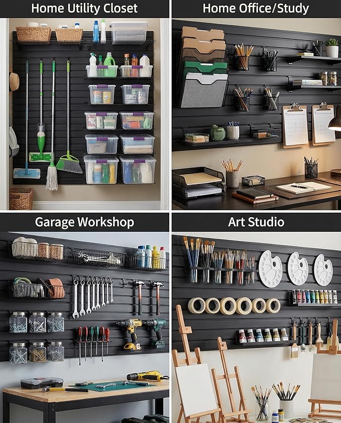 Slatwall Panels 4'x8' Garage Wall Organizer - Image 4