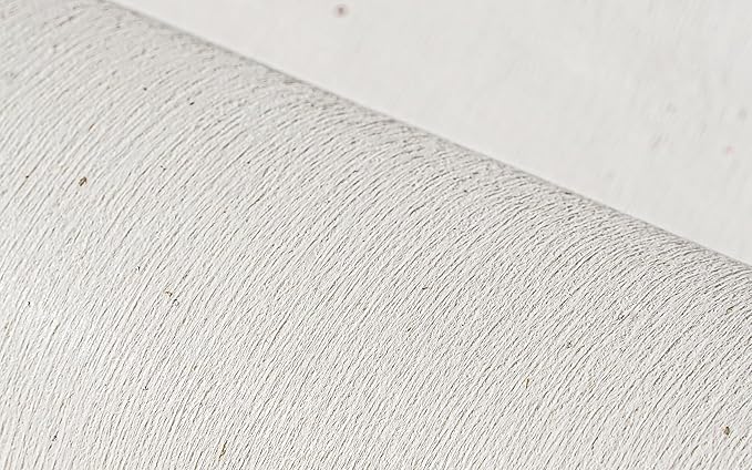 Natural White Wallpaper Grasscloth Textured Peel and Stick Wall - Image 2