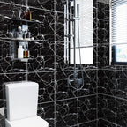 10pcs Peel and Stick Tile Shower Waterproof Marble Tiles Wall Panels, - Image 8