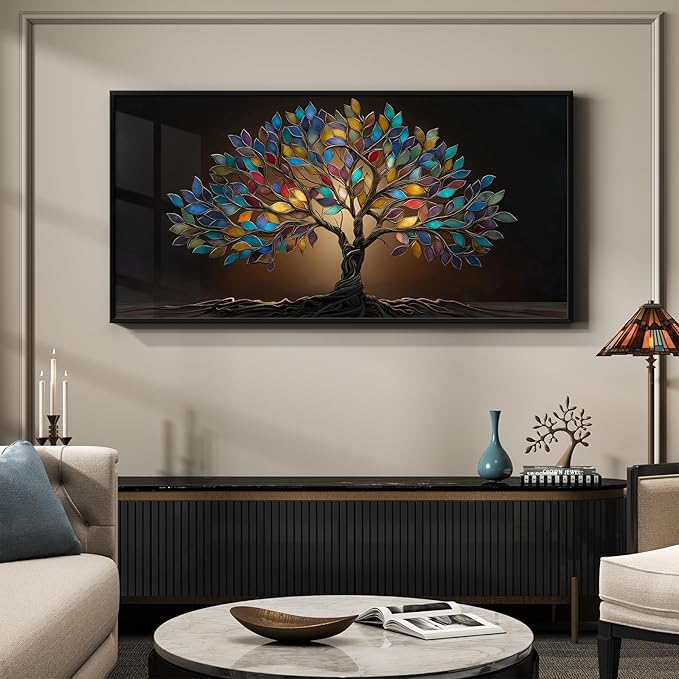 Large Framed Tree of Life Wall Art - Image 4