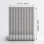 Haimin Wood Grain Slat Wall Panels Peel and Stick Faux Wood Thick Wallpaper - Image 3