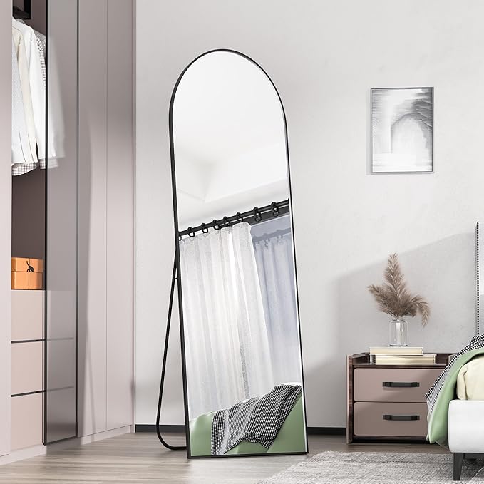 Simple Deluxe Arched Full Length Mirror, - Image 6