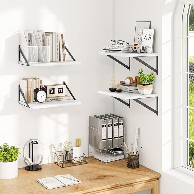 Heimlove 12 Inch Deep Floating Shelves - Image 2