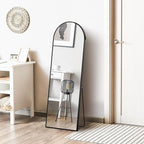 Sweetcrispy 59"x16" Arched Full Length Mirror, Leaning or Standing Full Body - Image 9