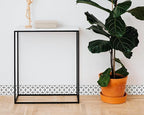 FLFK Wallpaper Border Black and White Patterns Peel and Stick Wall Border Self - Image 6