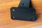 10 Pack - 4 inch Black Hidden L Shelf Bracket Iron Floating Shelf Brackets - Image 5