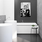 Funny Bathroom Wall Art Black and White posters Bar Disco Party prints painting - Image 7