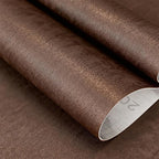 Bumoo Coffee Limewash Peel and Stick Wallpaper 32'' x 354'' Brown Concrete - Image 5