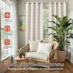 Lajode Linen Blackout Curtains for Living Room - Image 2