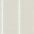 Chesapeake Linette Fabric Stripe Wallpaper, Light Grey, Strippable, 20.5 in x by Chesapeake