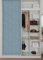 NuWallpaper NU2918 Navy Poplin Texture Peel & Stick Wallpaper - Image 7