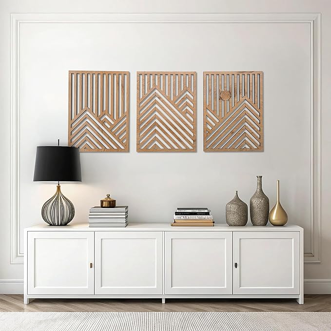 qmmp Modern Wooden Wall Sculptures by qmmp