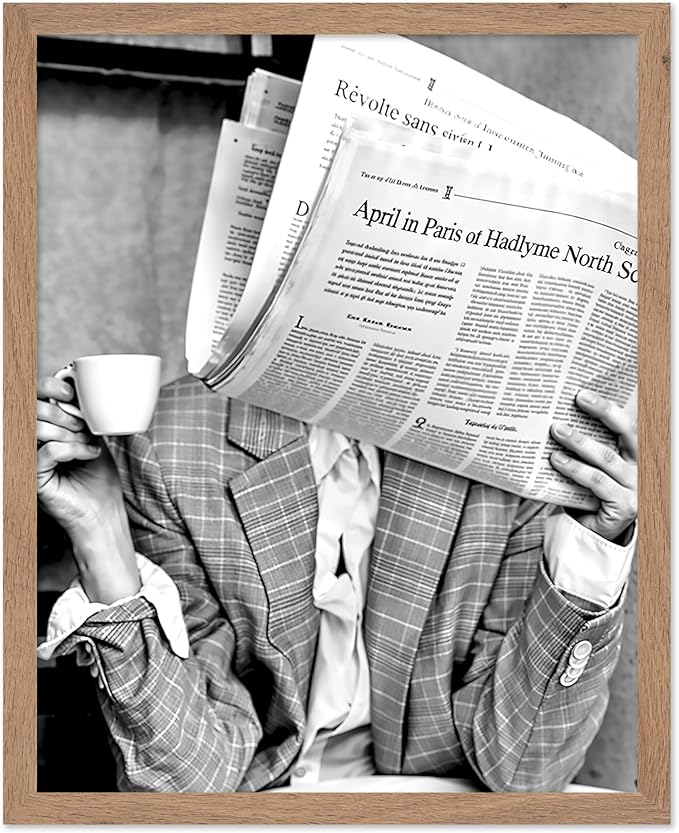 Poster Master Drinking Coffee Print by PosterMaster