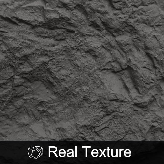 KASARO 3D Faux Stone Wall Panels, Cement Texture Thicker Accent - Image 6