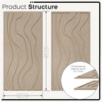 BUBOS 4 Pack Large Acoustic Panels, Total-Size 47.2 x 23.6 Inches Soundproof - Image 2