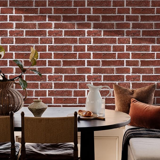 Commomy 3D Faux Brick Wall Panels Peel and Stick - Image 8