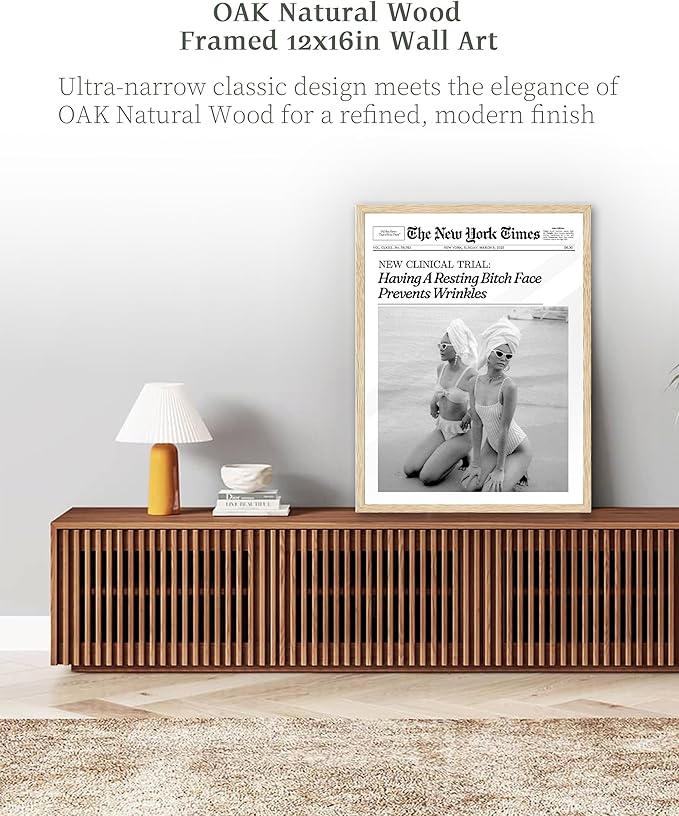 iHery Unframed Trendy Hot Girls NewsPaper Wall Art Prints, 12x16in Canvas Wall - Image 5
