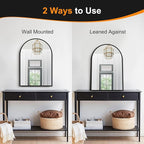 Delma Arched Bathroom Mirror, Living Room and Entryway - Image 6